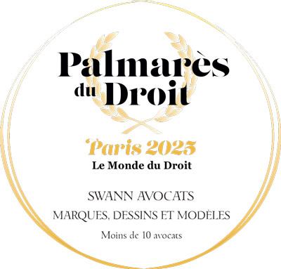 SWANN-AVOCATS-MARQUESDESSINS-ET-MODeLES-OR-BLANC Trophee d'or Swann Avocats